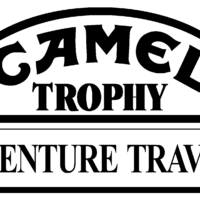 Sticker Camel blanco tamaño 2